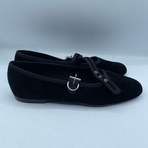 Vagabond Jolin Ballet Pumps Womens EU 41 US 10 Black Anke Strap Classiccore NWOB